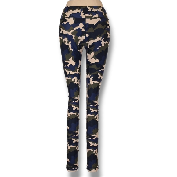 The Upside Heritage Camo Midi Pant Size 6 Athletic Leggings Drawstring Waist - Picture 5 of 10